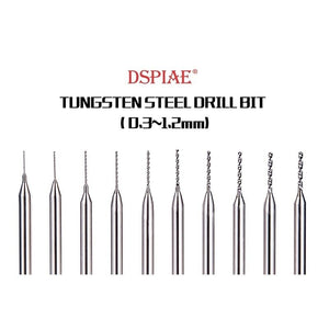 DSPIAE DB-03 0.3~1.2mm Tungsten Steel Drill Bit / Zestaw wierteł ze stali wolframowej – Bild 2