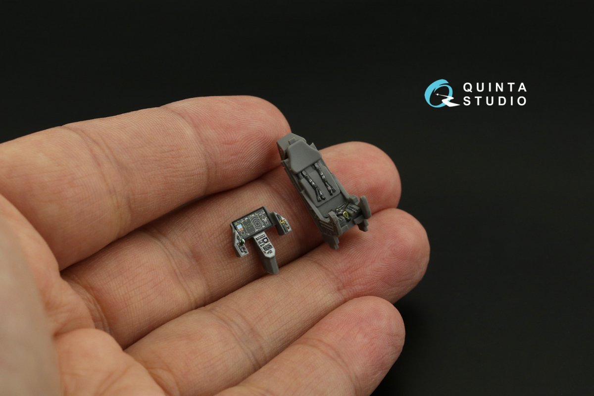 Quinta Studio QD72066 F-35B 3D-Printed &amp;amp; coloured Interior on decal paper (Academy) 1/72 – Bild 11