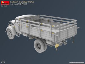 MiniArt 35459 German 3t Cargo Truck 3.5-36s Late Production 1/35 – Bild 6