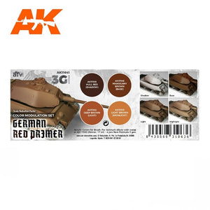 AK Interactive AK11641 GERMAN RED PRIMER MODULATION SET 4x17 ml – zdjęcie 2