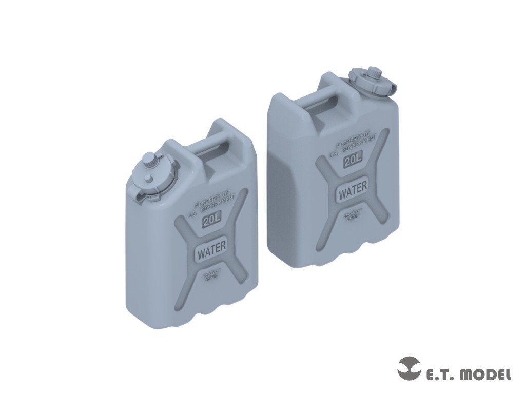 E.T. Model P35-241 US ARMY 20L WATER CANS SET(3D Printed) 1/35 – Bild 2