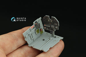 Quinta Studio QD32162 P-40N Warhawk 3D-Printed &amp;amp; coloured Interior on decal paper (Trumpeter) 1/32 – immagine 8