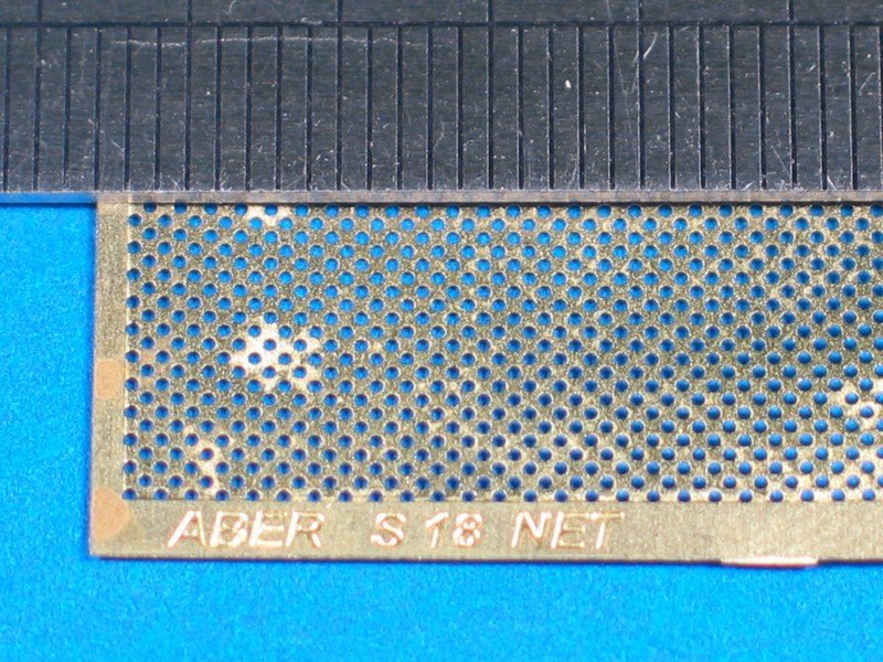 Aber S-18 Drilled plate 1.0 mm