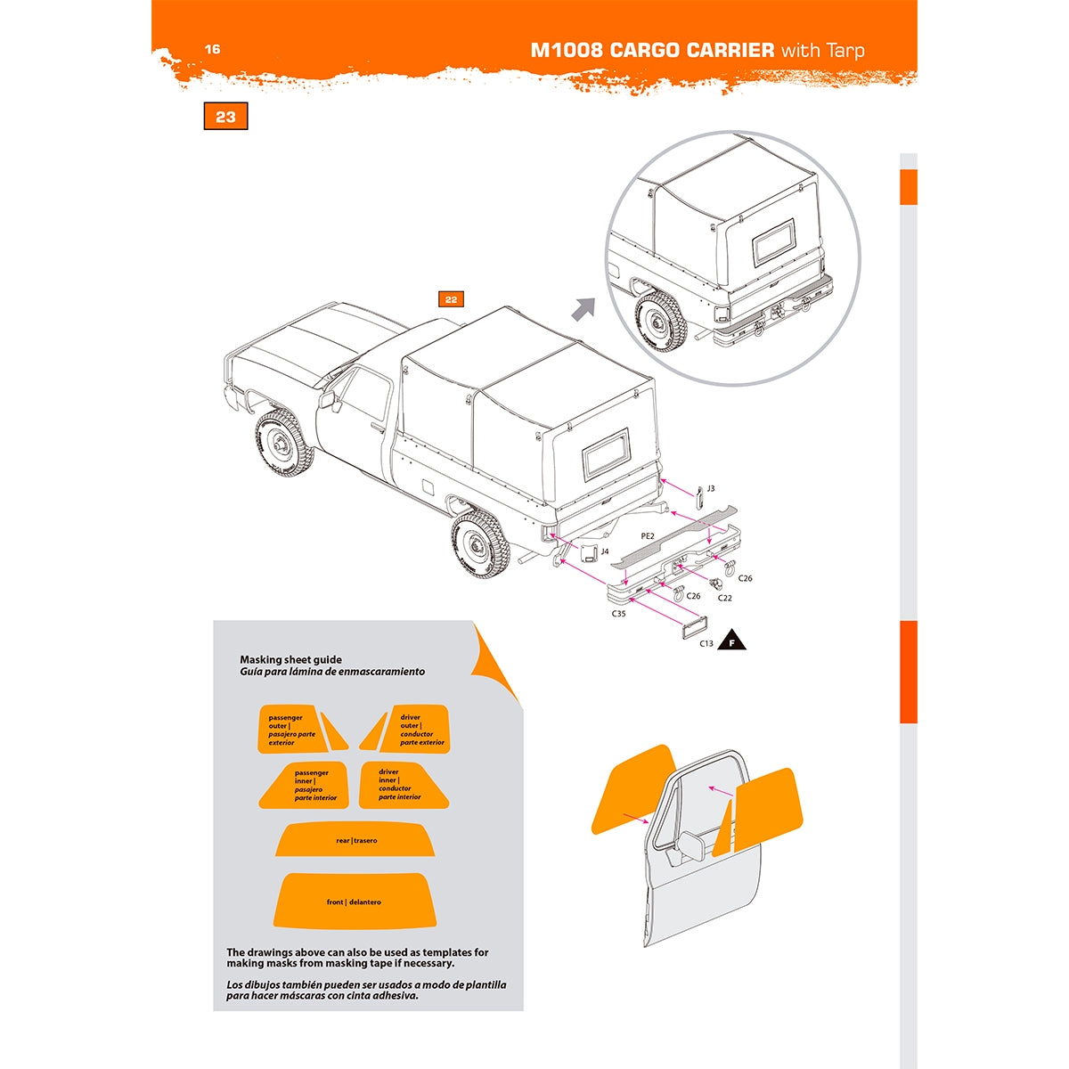 AK Interactive AK35031 M1008 TROOP CARRIER WITH TARP 1/35 – Bild 11