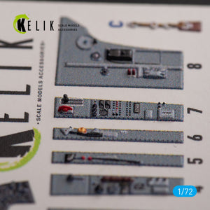 KELIK K72153 Hawker Sea Fury FB.11 - interior 3D decals for Trumpeter kit 1/72 – immagine 4