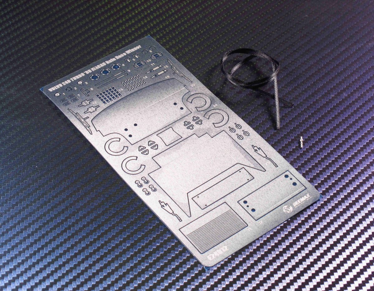Beemax E24027 Volvo 240 Turbo [DTM] &amp;#39;85 Champion Detail-Up Parts 1/24 – zdjęcie 2