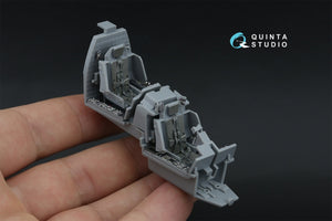 Intérieur imprimé en 3D et coloré sur papier décalcomanie Quinta Studio QD48571 AH-64A (Hasegawa) 1/48 – image 10