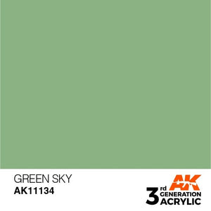 AK Interactive AK11134 GREEN SKY – STANDARD 17ml