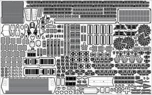 Pontos 35016F1 Ensemble de détails pour LPD de classe USS San Antonio (1/350) – image 14
