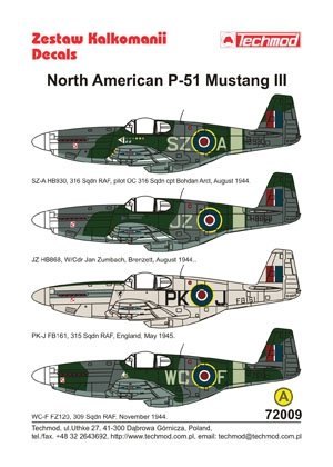 Techmod 72009 - North American P-51 Mustang III 1/72 – Bild 2