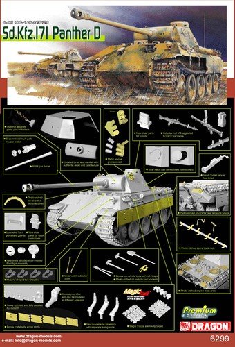 Dragon 6299 allemand Sd.Kfz 171 Panther Ausf. D (Édition Premium) (1/35)