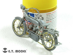 E.T. Model E35-255 WWI Peugeot 1917 750 cc 2 cyl Motorcyle (For MENG HS-005) 1/35 – immagine 3