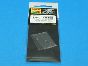 Aber A48 003 Set of 4 barrels tips for German 7,92 mm MG 17 aircraft machine guns 1/48 – immagine 6