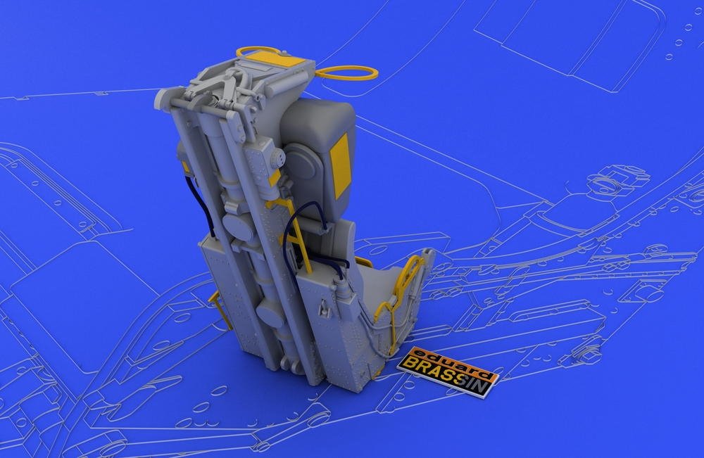 Eduard 632001 F-4C/ D/E/ F/G seat 1/32 (Tamiya) – immagine 3