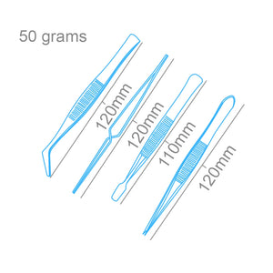 Modelcraft PTW5000 4 Pce Stainless Steel Tweezers Set – image 2