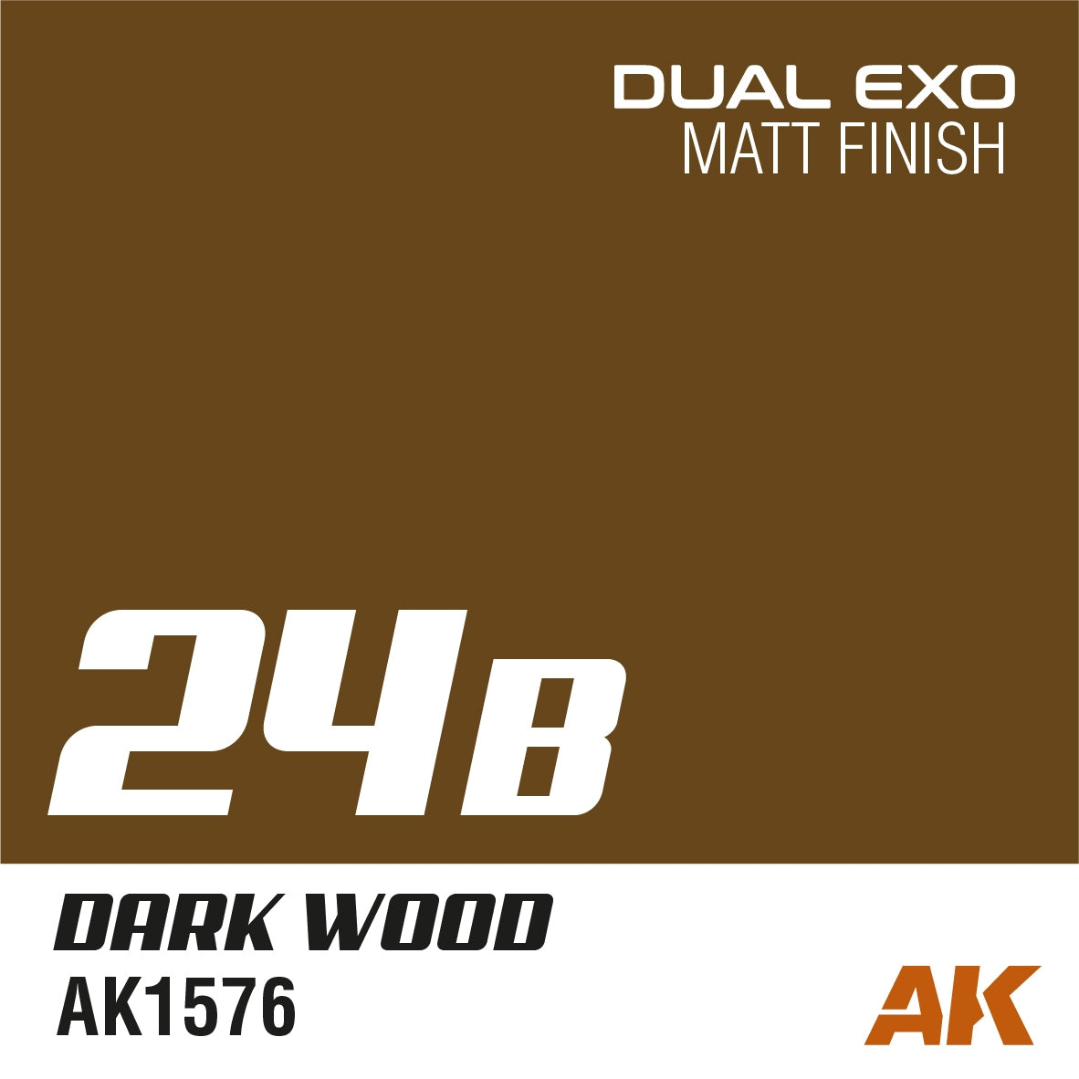 AK Interactive AK1576 DUAL EXO SCENERY 24B – DARK WOOD 60ML – immagine 2