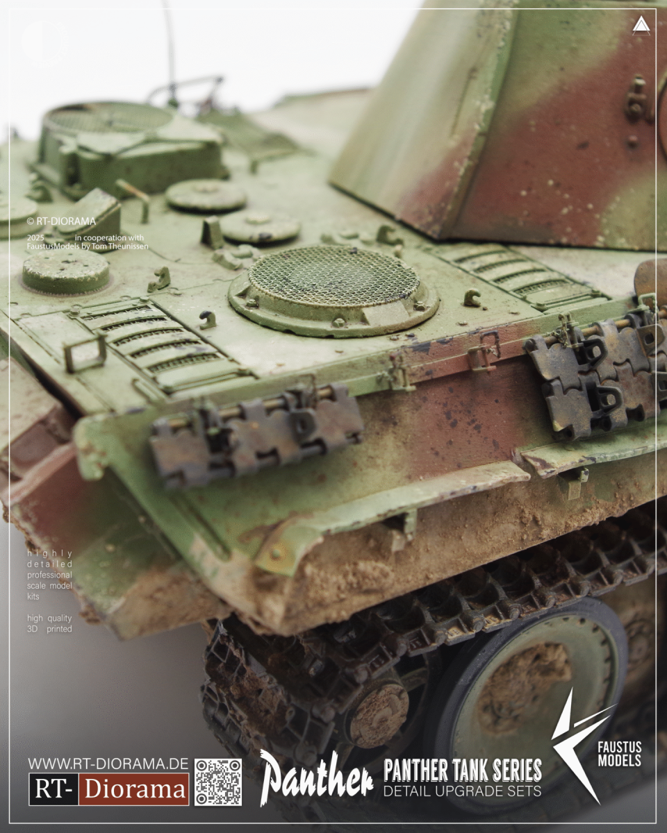 Faustus Models FM35031 Panther G Late Engine Details Type B 1/35
