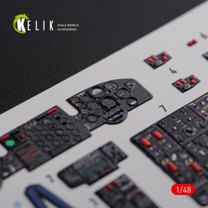 KELIK K48093 CH-47F interior 3D decals for Italeri kit 1/48 – immagine 4