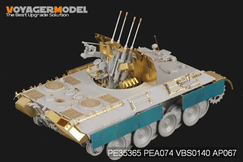 Voyager Model PE35365 WWII German Flak Panther Ausf D /w Flak 38 For DRAGON 6626 1/35 – zdjęcie 3