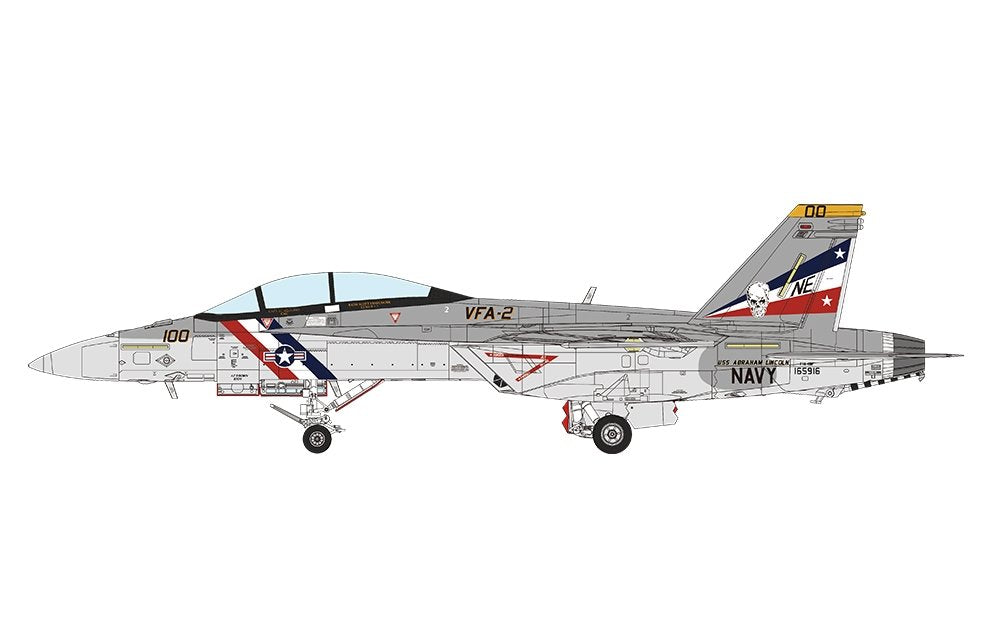 Meng LS-016 BOEING F/A-18F SUPER HORNET BOUNTY HUNTERS 1/48 – immagine 12