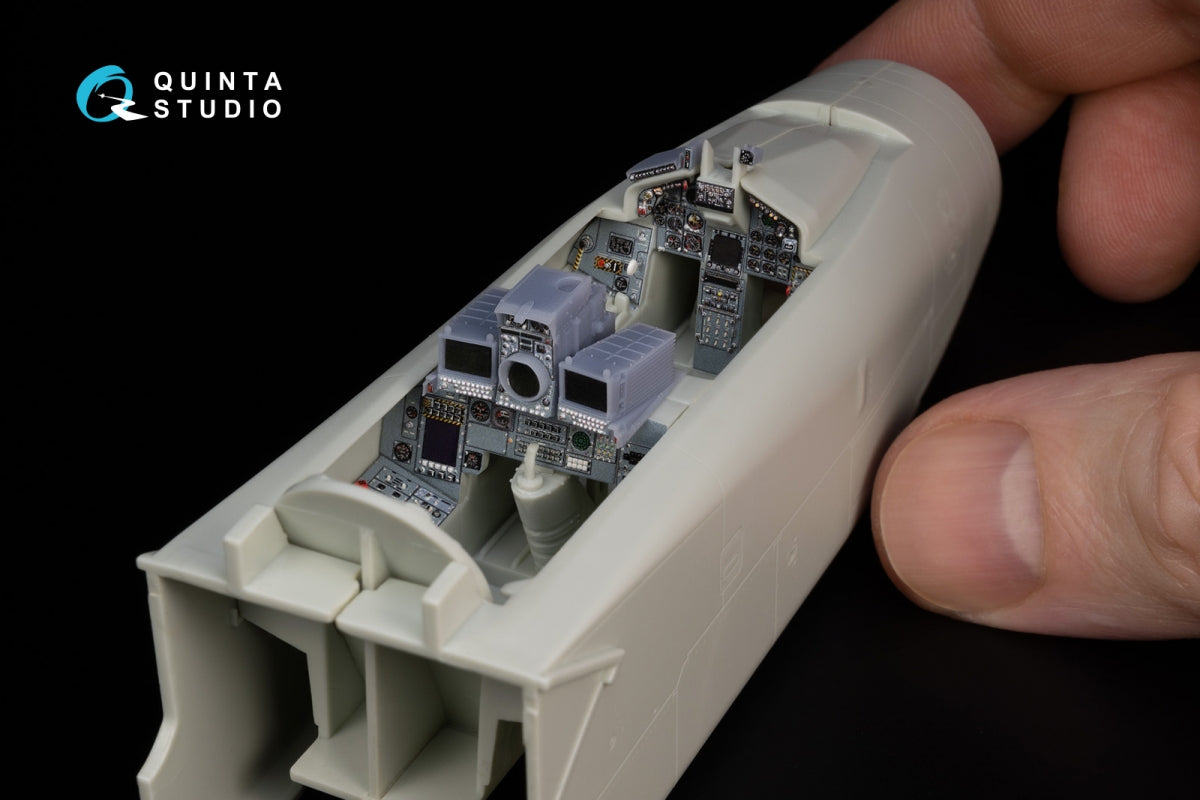 Quinta Studio QD+48264 Tornado ECR Italian 3D-Printed &amp;amp; coloured Interior on decal paper (Revell) (with 3D-printed resin parts) 1/48 – imagen 18