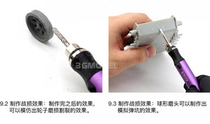 Border Model BD0077 Electric Milling Cutter Tool w/ USB-C Charging – immagine 6