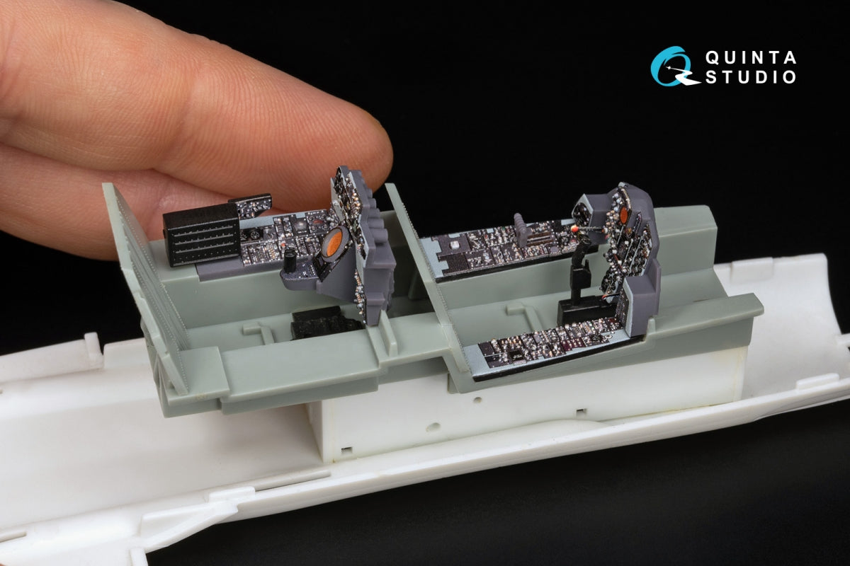 Quinta Studio QD+48490 F-4S Phantom II Intérieur imprimé en 3D et coloré sur papier décalcomanie (Academy) (avec pièces en résine imprimées en 3D) 1/48 – image 12