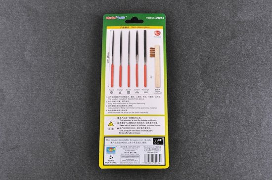 Trumpeter 09964 Assorted needle files set (Middle-Toothed)-3*140mm – imagen 2
