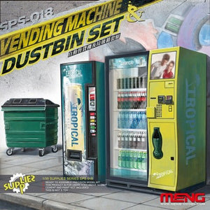 Meng SPS-018 VENDING MACHINE DUSTBIN SET 1/35