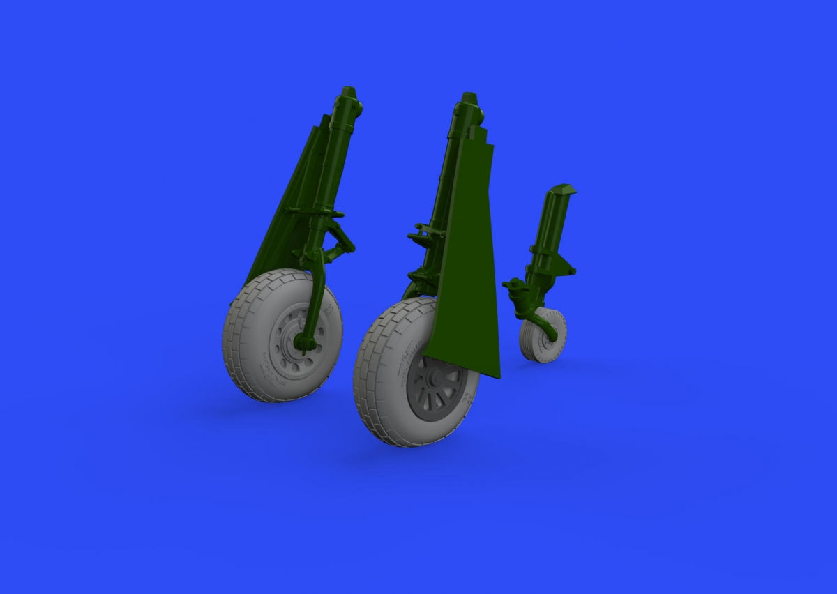 Roues Eduard 648989 P-51B/C à bande de roulement EDUARD 1/48