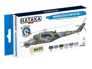 Hataka Hobby HTK-BS89 Modern Czech AF paint set vol. 1 (6x17ml) – Bild 2