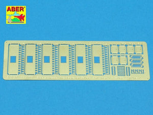 Aber 35A103 Armored personnel carriers side stowage bins doors for Sd. Kfz. 251, Ausf.D and Sd. Kfz. 250 Noe 1/35