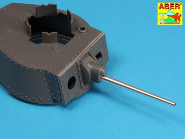 Aber 16L-07 Lufa do niemieckiej armaty czołgowej KwK A 7 do Pz.Kpfw. 38(t) / German 3,7 cm KwK A 7 L/42 tank gun barrel for Pz.Kpfw. 38(t) 1/16 – zdjęcie 3