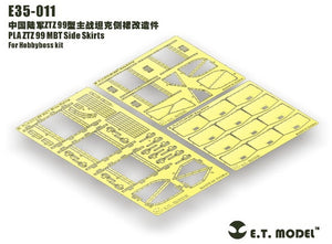 ET Model E35-008+E35-011 PLA ZTZ 99B MBT Basic For Hobbyboss 82440 &amp;amp; Side Skirts – image 9