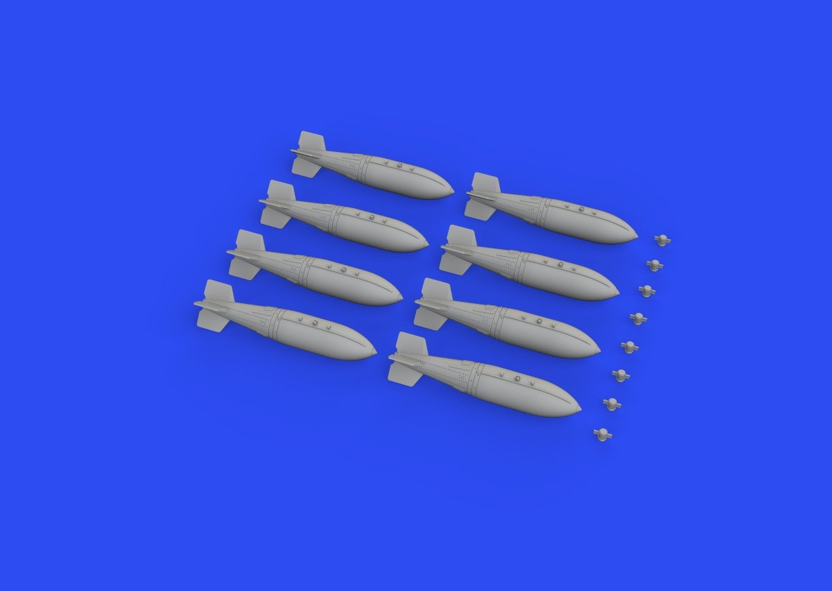 Eduard 672277 British 1000lb retarded bombs 1/72 – immagine 2