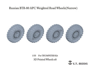 E.T. Model P35-113 Russian BTR-80 APC Weighted Road Wheels(Narrow) (3D Printed) For TRUMPETER Kit 1/35 – Bild 4