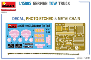 MiniArt 38054 L1500S GERMAN TOW TRUCK 1/35 – immagine 3