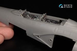 Quinta Studio QD+48371 F-4E with DMAS 3D-Printed &amp;amp; coloured Interior on decal paper (Meng) (with 3D-printed resin parts) 1/48 – immagine 14