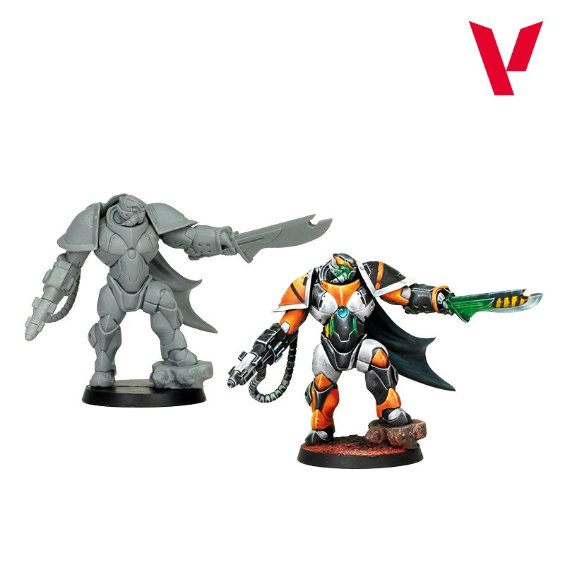 Vallejo 72313 Sci-Fi Paint Set ( exclusive miniature ) - Game Color 12x 18ml