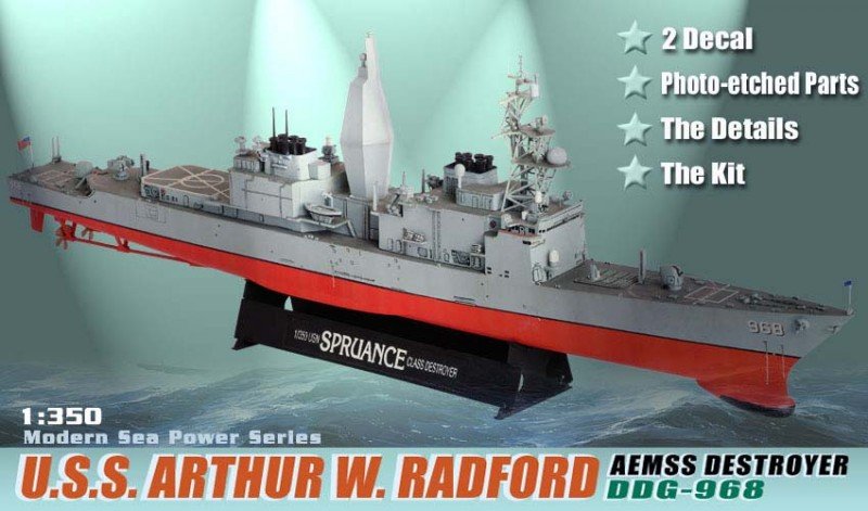 Dragon 1018 U.S.S. Arthur W Radford Aemss 1/350 – immagine 2