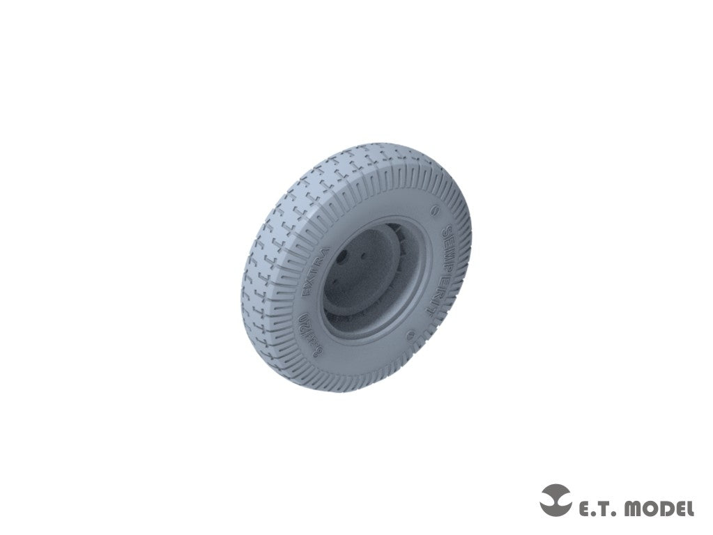 E.T. Model P35-105 WWII German Sd.Kfz.234 Large Diameter Weighted Wheels Type.5 1/35 – immagine 5