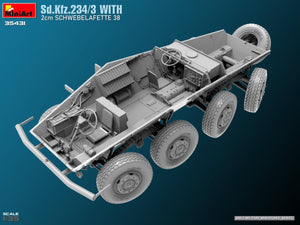 MiniArt 35431 Sd.Kfz.234/3 With 2cm Schwebelafette 38 1/35 – Bild 9