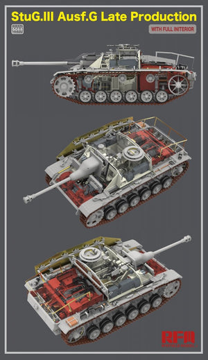 Rye Field Model 5088 StuG.III Ausf.G Late Production with full interior 1/35 – immagine 5