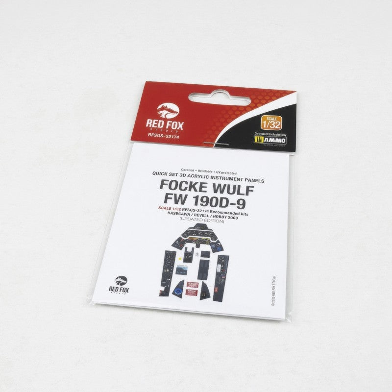 Red Fox Studio QS-32174 Fw 190D-9 Updated for Hobby 2000/Hasegawa/Revell kit 1/32
