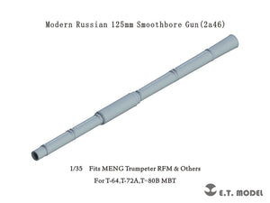 ET Modèle P35-333 Canon à âme lisse russe moderne de 125 mm (2a46) 1/35