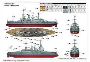 Trumpeter 05354 Schleswig Holstein Battleship 1935 1/350 – immagine 2