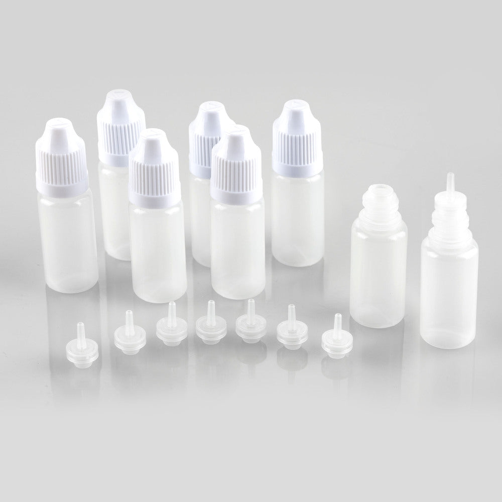 Flacons compte-gouttes Heller 99015 10 ml (8 pièces)