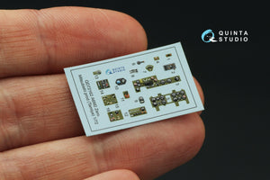Quinta Studio QD72162 A6M2 Zero (Mitsubishi Prod.) 3D-Printed coloured Interior on decal paper (Tamiya) 1/72 – Bild 5