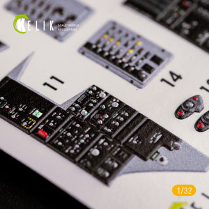 KELIK K32014 F-14D SUPER TOMCAT - INTERIOR 3D DECAL FOR TRUMPETER KIT 1/32 – immagine 10