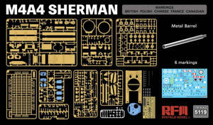 Rye Field Model 5119 M4A4 Sherman 1/35 – immagine 4